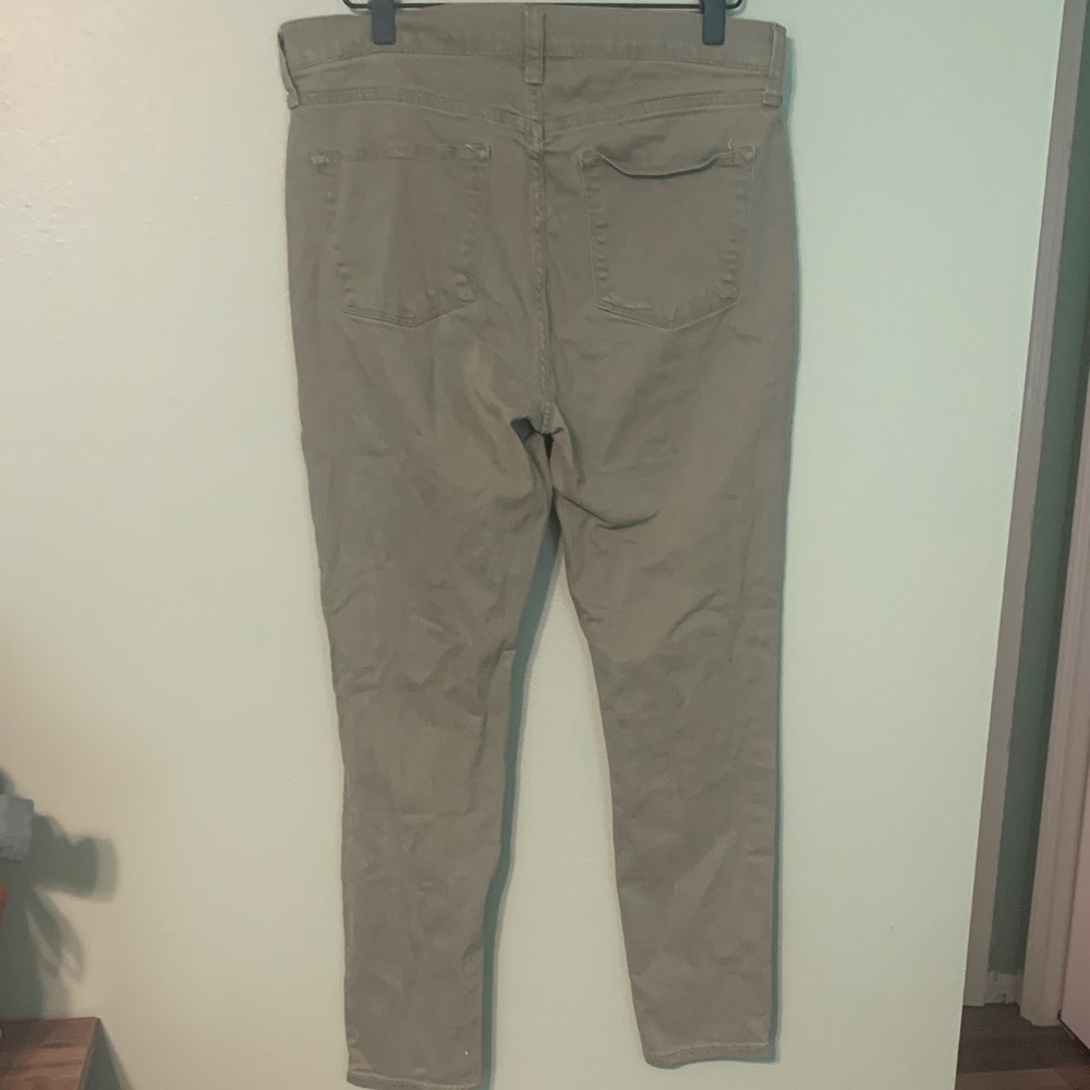 J. Crew Skinny Jeans in Olive Green - Picture 3 of 4